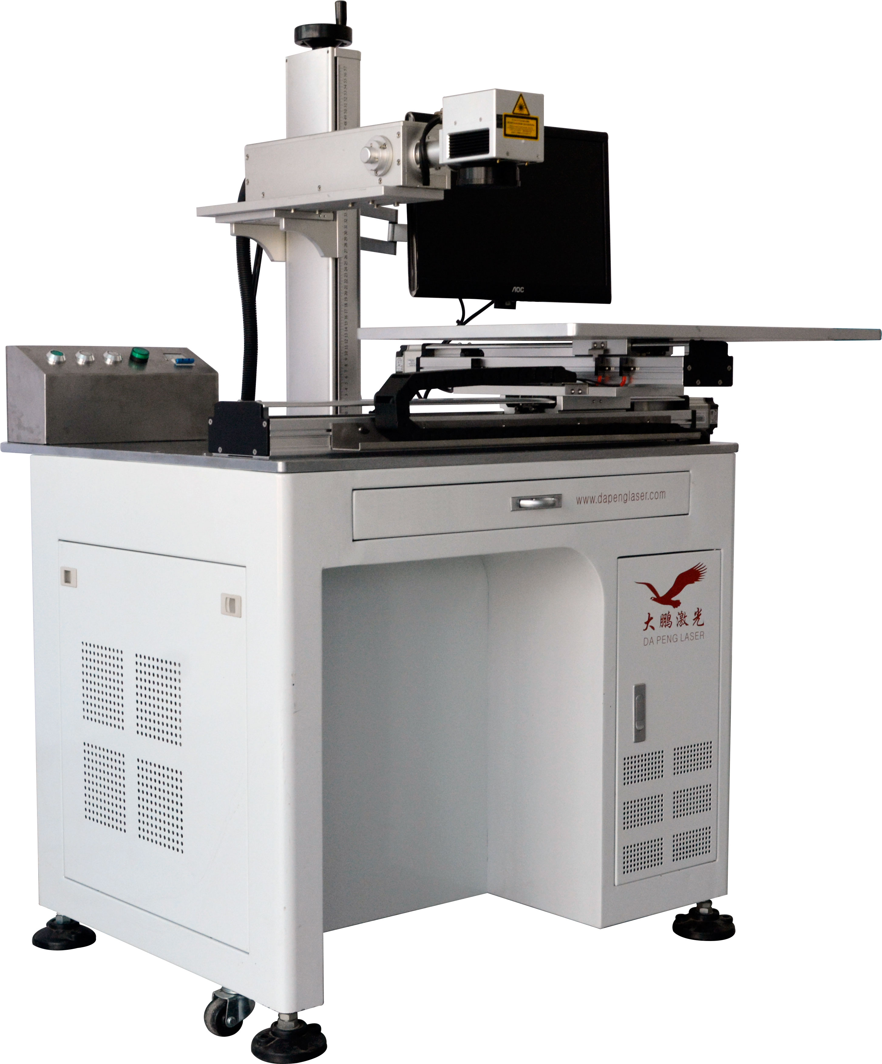 Cross slide laser marking machine