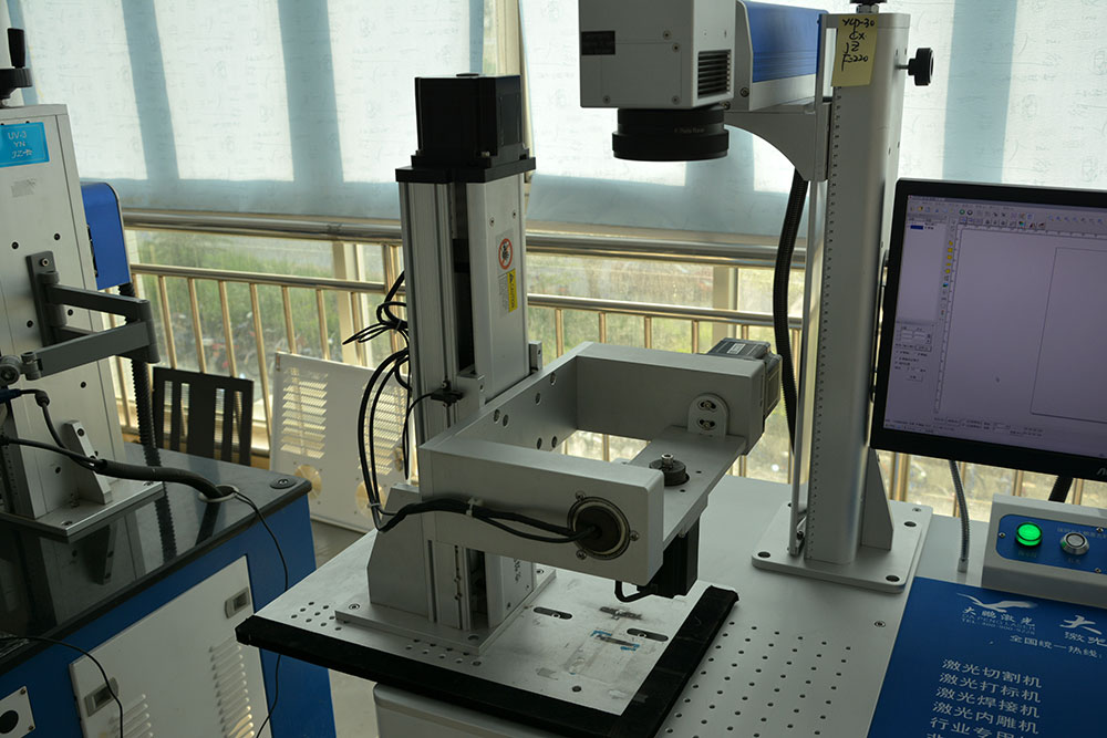 Three-axis five-sided laser marking machine