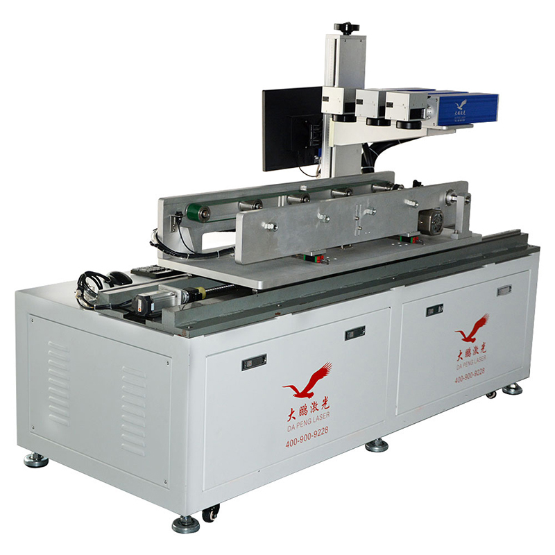 Three Heads Laser Marking Machine on LED