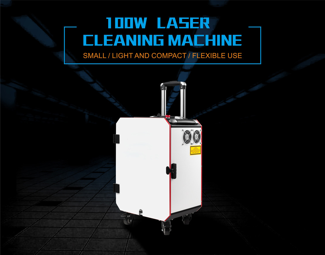 100W portable laser cleaning machine Dapeng Laser, over 11 years experience, CE certified