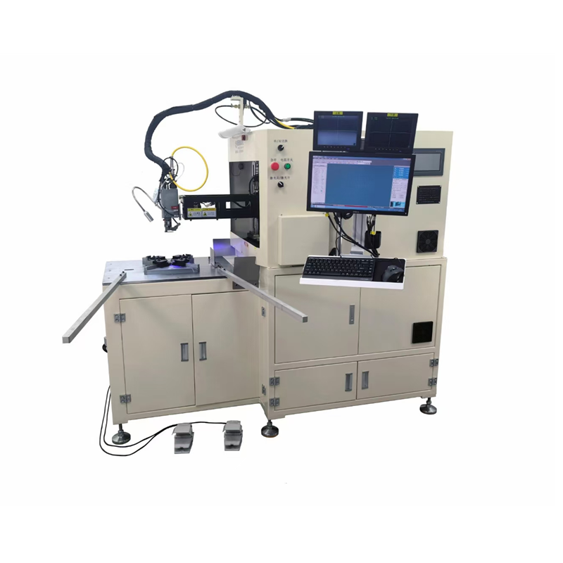 Double-head dual-station laser welding machine for Aluminum Door Window Frame