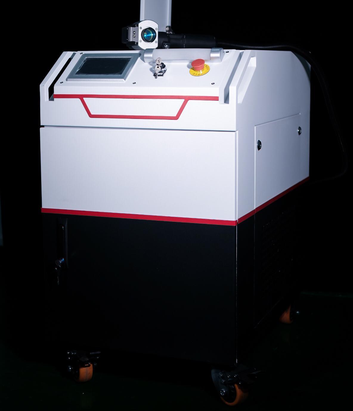 500W water-cooled laser clean system for paint removal